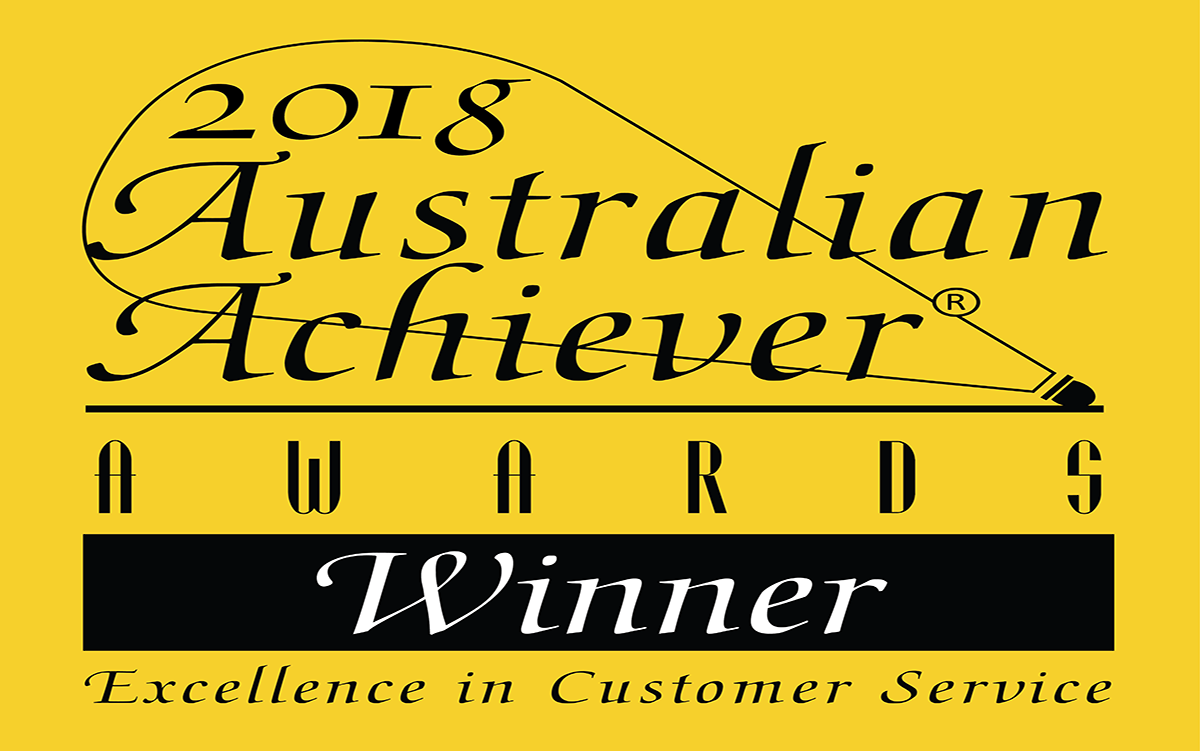 2018 Australian Achiever Awards Winner.