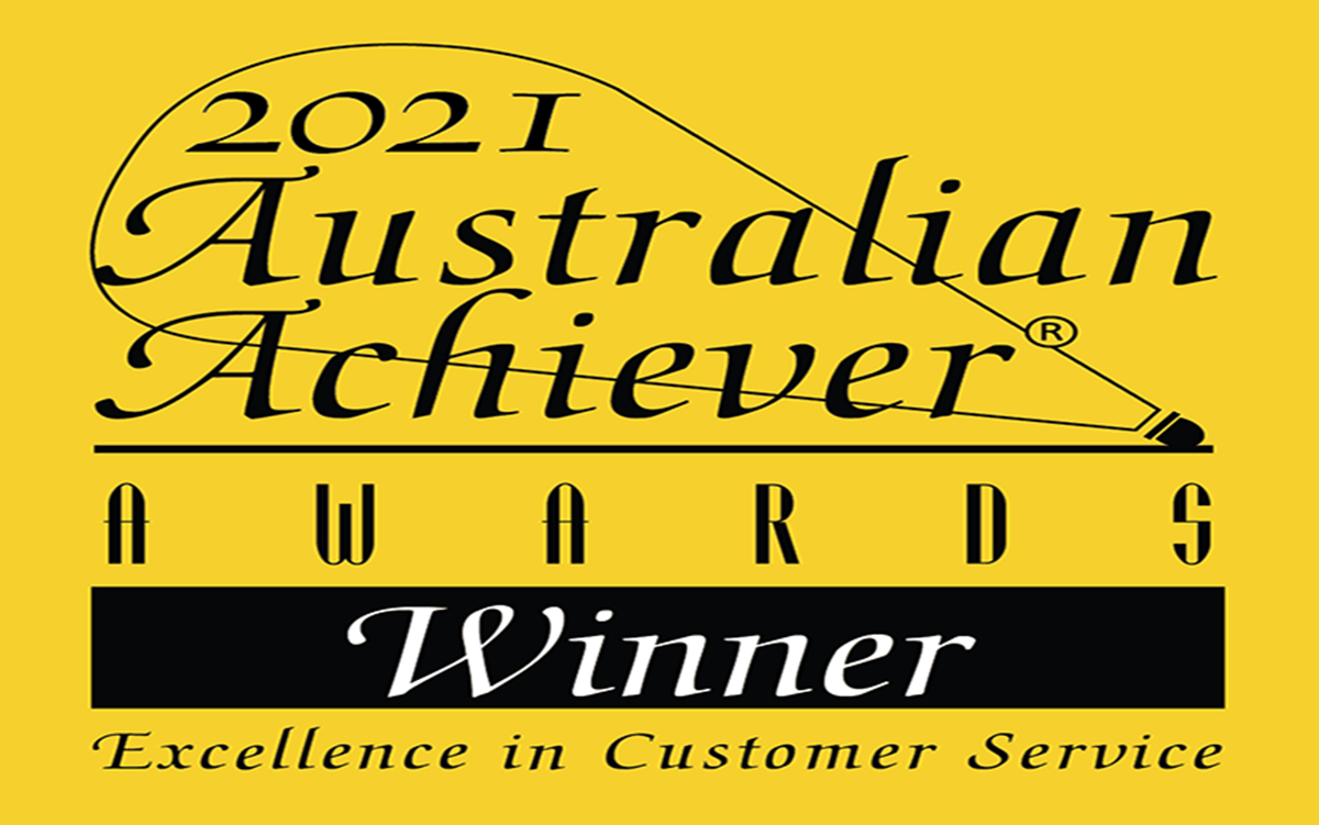 2021 Australian Achiever Awards Winner.